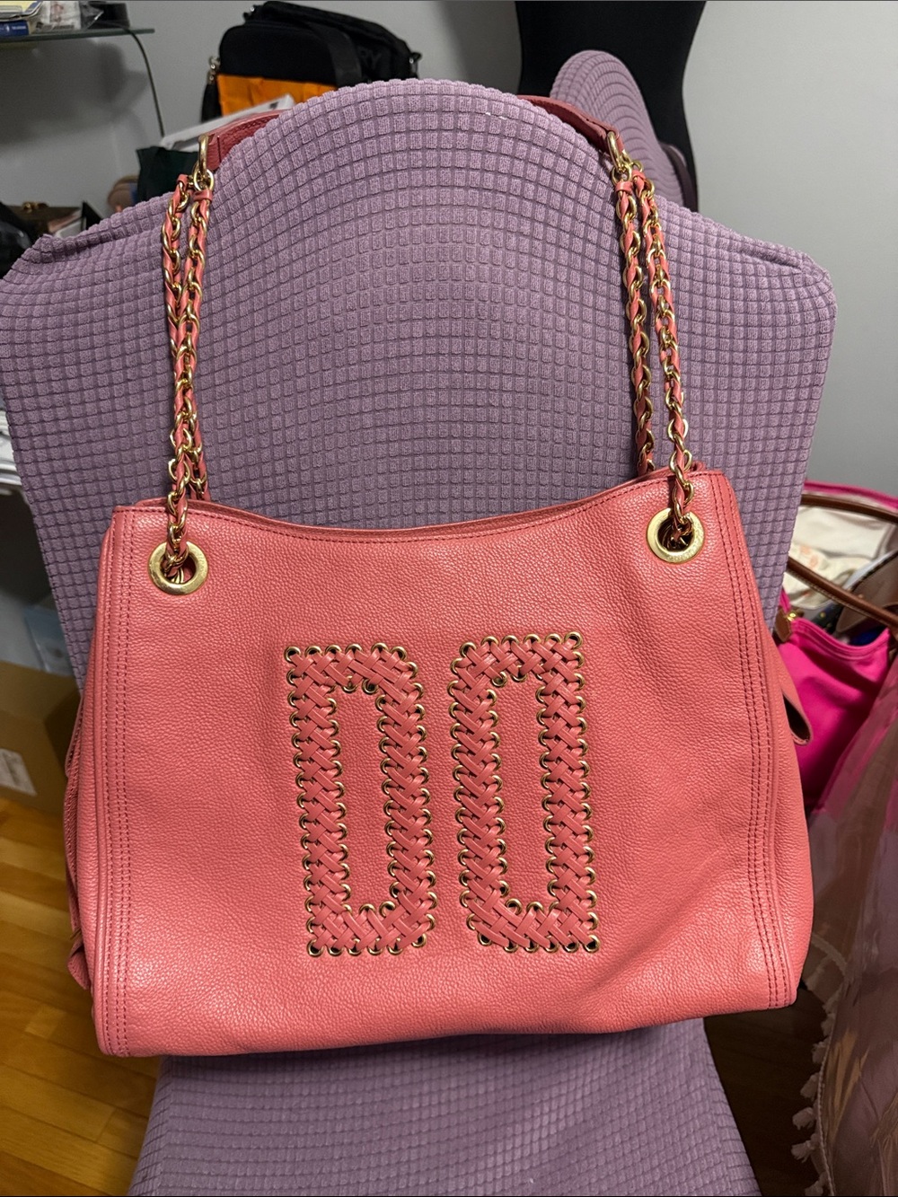 Authentic DAKS Leather Bag